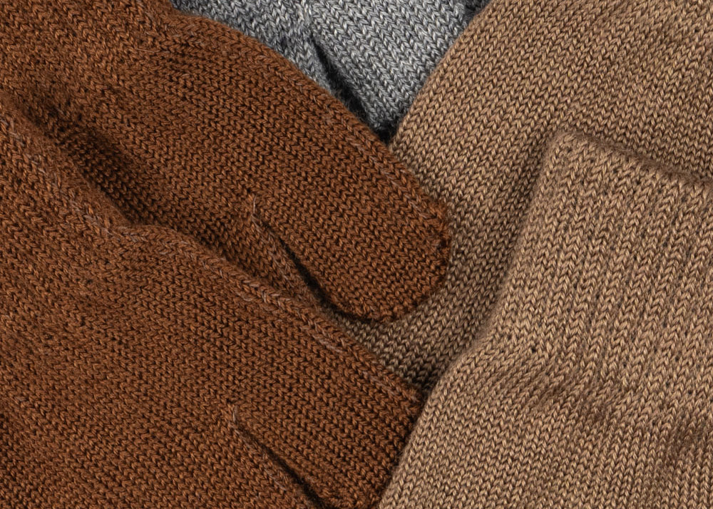 Konges Sløjd A/S Wanten grey melange/beige/brown