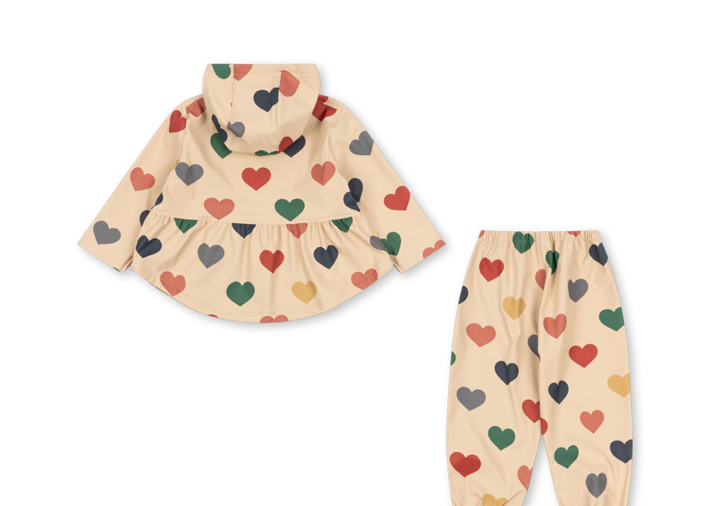 Konges Sløjd A/S Regenkleding bon coeur coloré