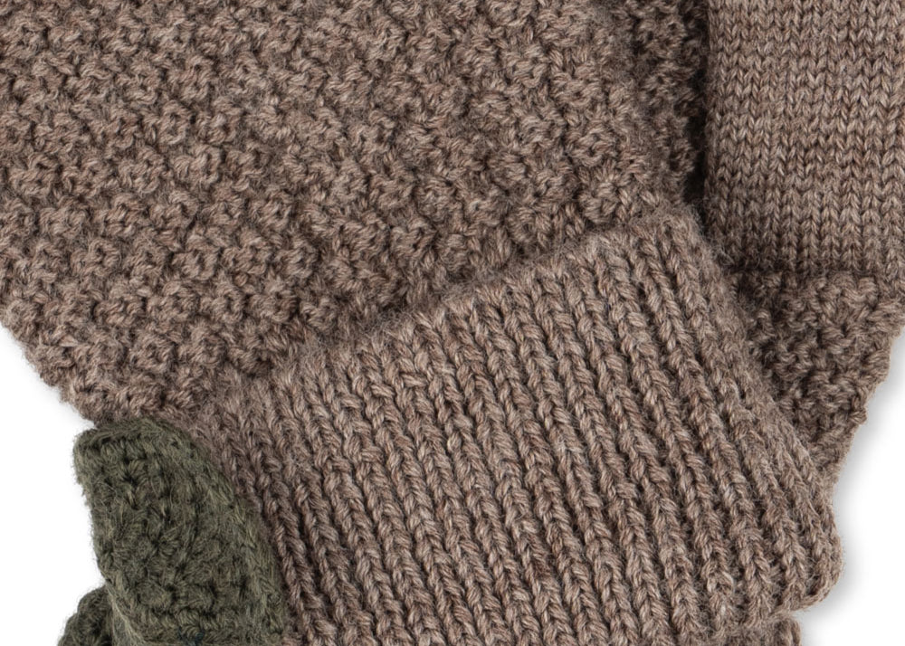 Konges Sløjd A/S Wanten bunny brown melange