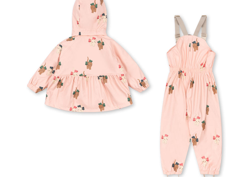 Konges Sløjd A/S Regenkleding bow kitty pink