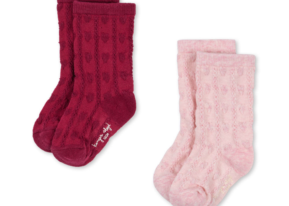 Konges Sløjd A/S Sokken heart mix