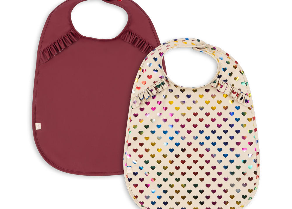 Konges Sløjd A/S Slabbetjes coeur glitter/sangria