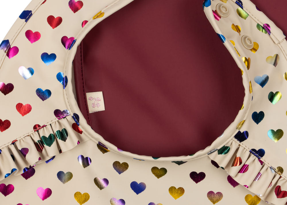 Konges Sløjd A/S Slabbetjes coeur glitter/sangria