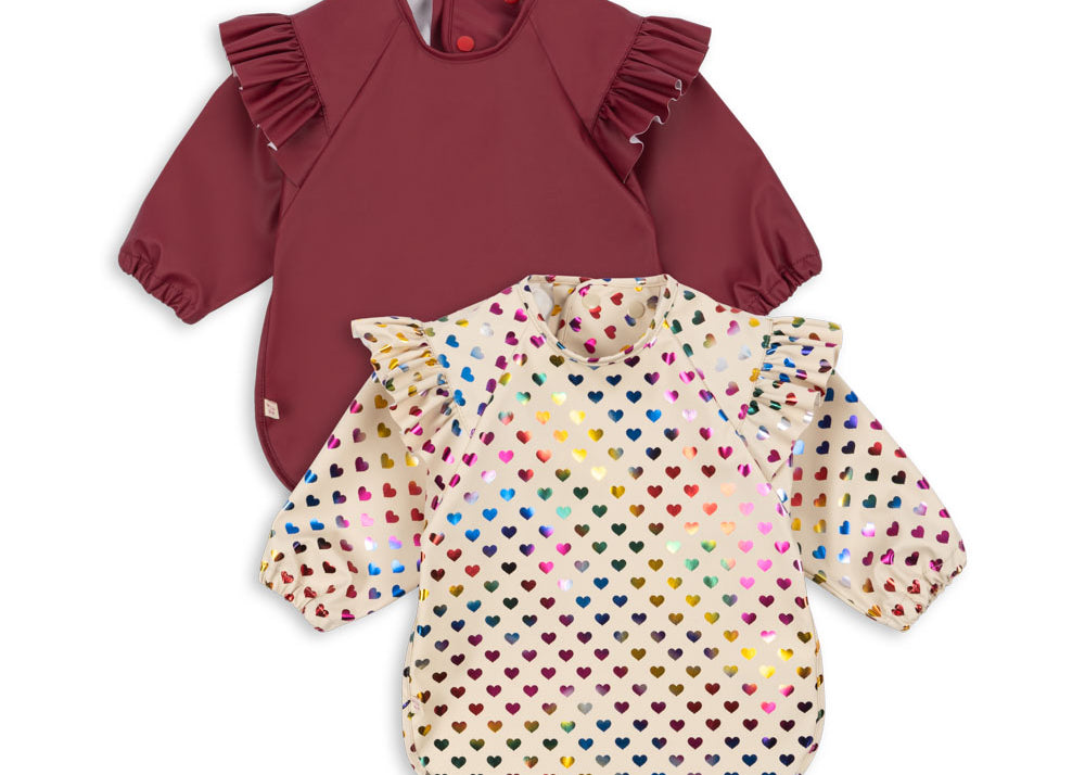 Konges Sløjd A/S Slabbetjes coeur glitter/sangria