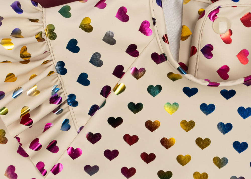 Konges Sløjd A/S Slabbetjes coeur glitter/sangria