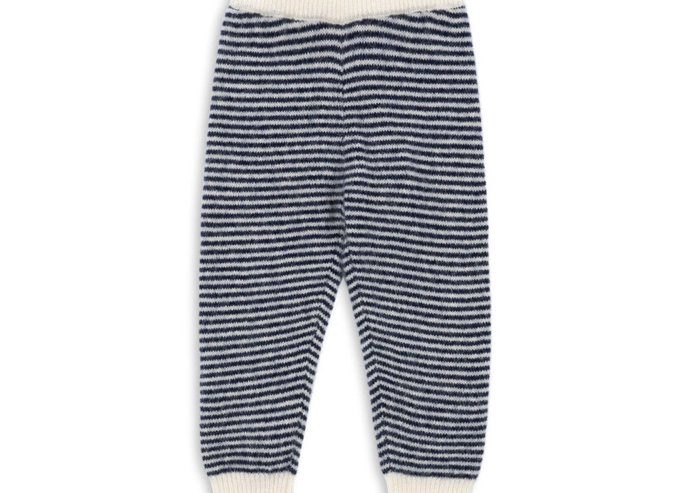 Konges Sløjd A/S Gebreide Broeken ensign blue/buttercream