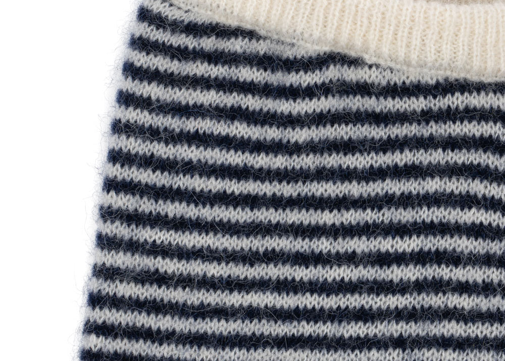 Konges Sløjd A/S Gebreide Broeken ensign blue/buttercream