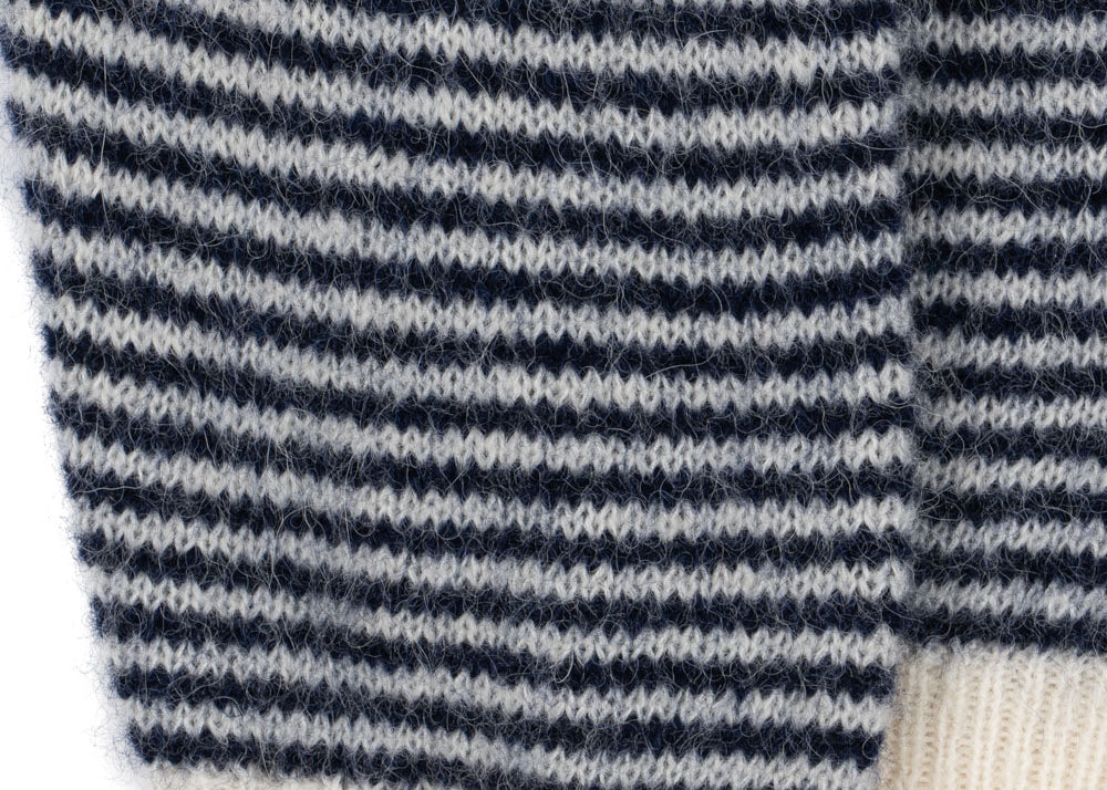 Konges Sløjd A/S Gebreide Broeken ensign blue/buttercream