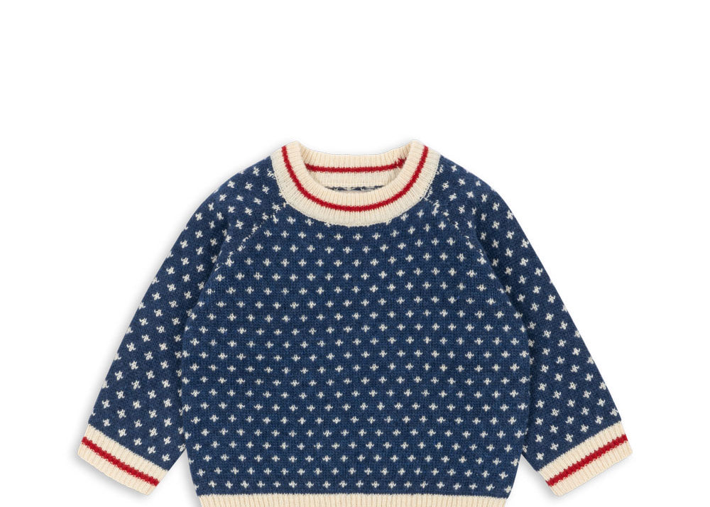 Konges Sløjd A/S Gebreide Shirts En Vesten blue