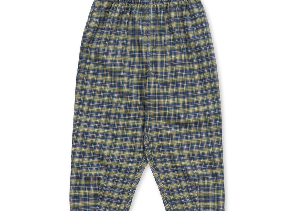 Konges Sløjd A/S Geweven Broeken laurel blue check