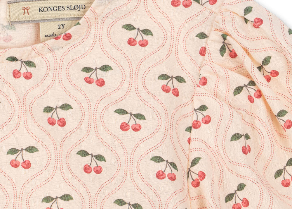 Konges Sløjd A/S Geweven Shirts cherry pink motif