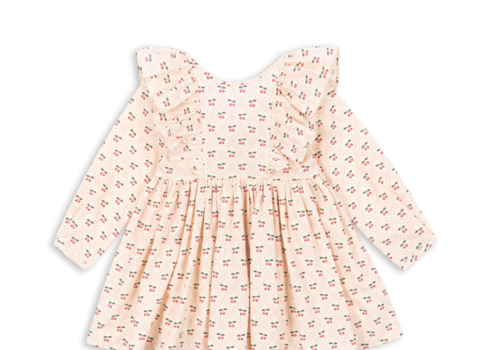 Konges Sløjd A/S WOVEN DRESSES cherry pink motif