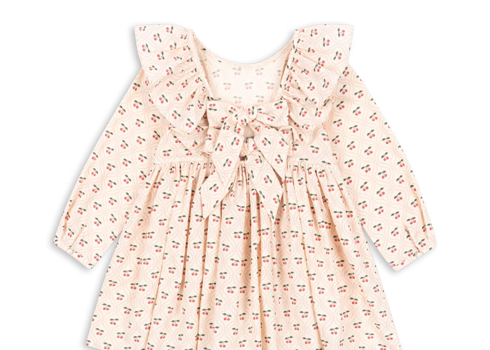 Konges Sløjd A/S WOVEN DRESSES cherry pink motif