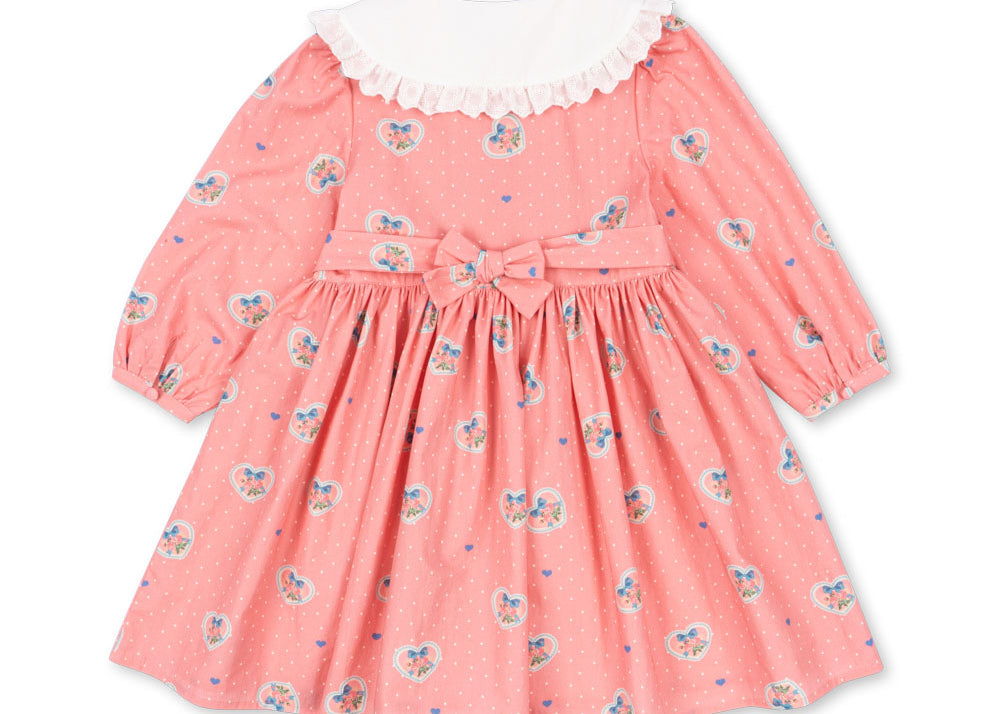 Konges Sløjd A/S WOVEN DRESSES cher coeur rose