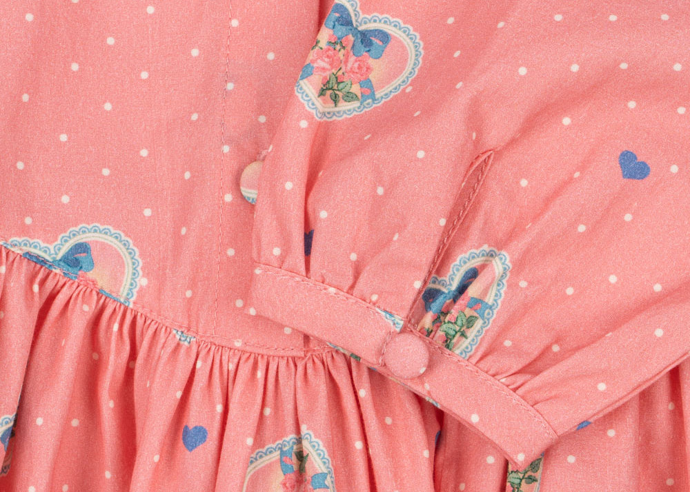 Konges Sløjd A/S WOVEN DRESSES cher coeur rose
