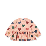 Konges Sløjd A/S Geweven Shirts coeur rose coloré