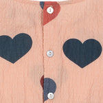 Konges Sløjd A/S Geweven Shirts coeur rose coloré