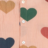 Konges Sløjd A/S WOVEN DRESSES coeur rose coloré