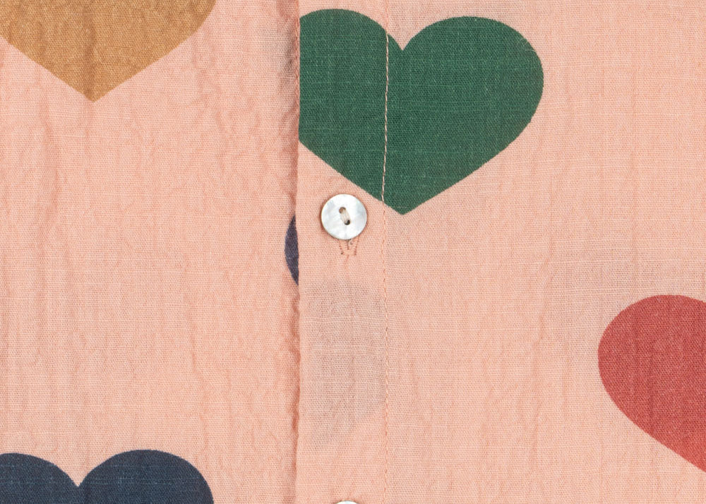 Konges Sløjd A/S WOVEN DRESSES coeur rose coloré