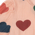 Konges Sløjd A/S WOVEN DRESSES coeur rose coloré