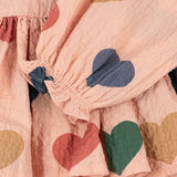 Konges Sløjd A/S WOVEN DRESSES coeur rose coloré