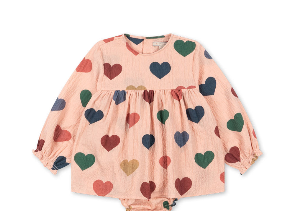 Konges Sløjd A/S Geweven Rompers En Jumpsuits coeur rose coloré