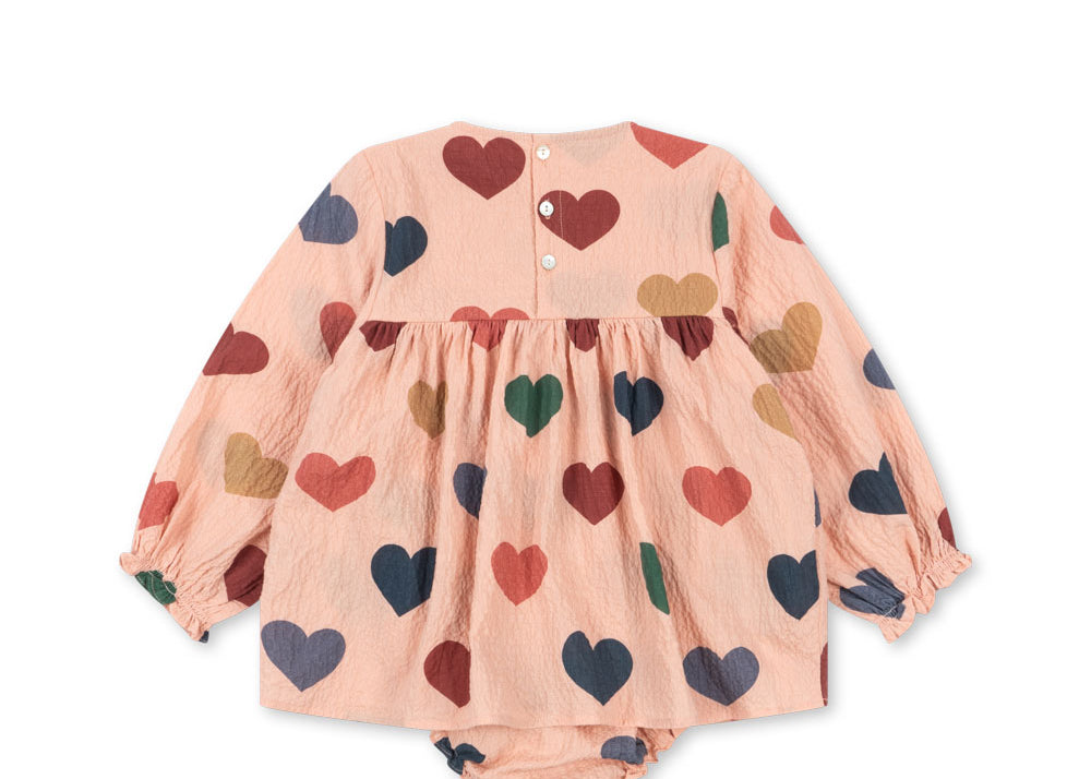 Konges Sløjd A/S Geweven Rompers En Jumpsuits coeur rose coloré