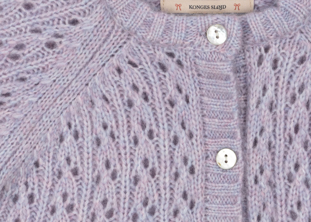 Konges Sløjd A/S Gebreide Cardigans lavender mist