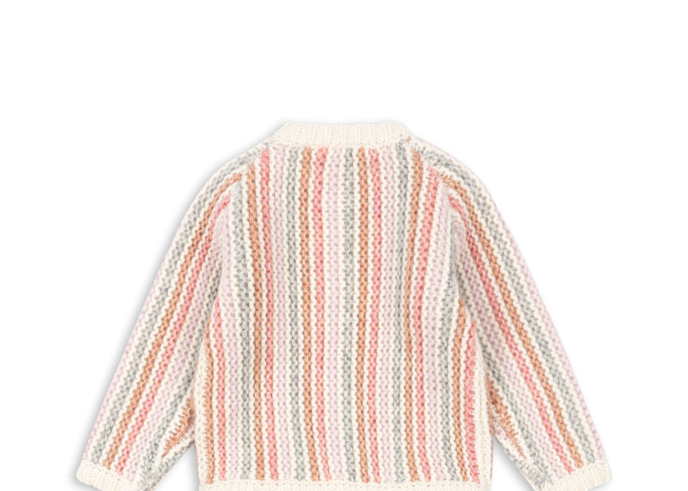 Konges Sløjd A/S Gebreide Cardigans rose stripe