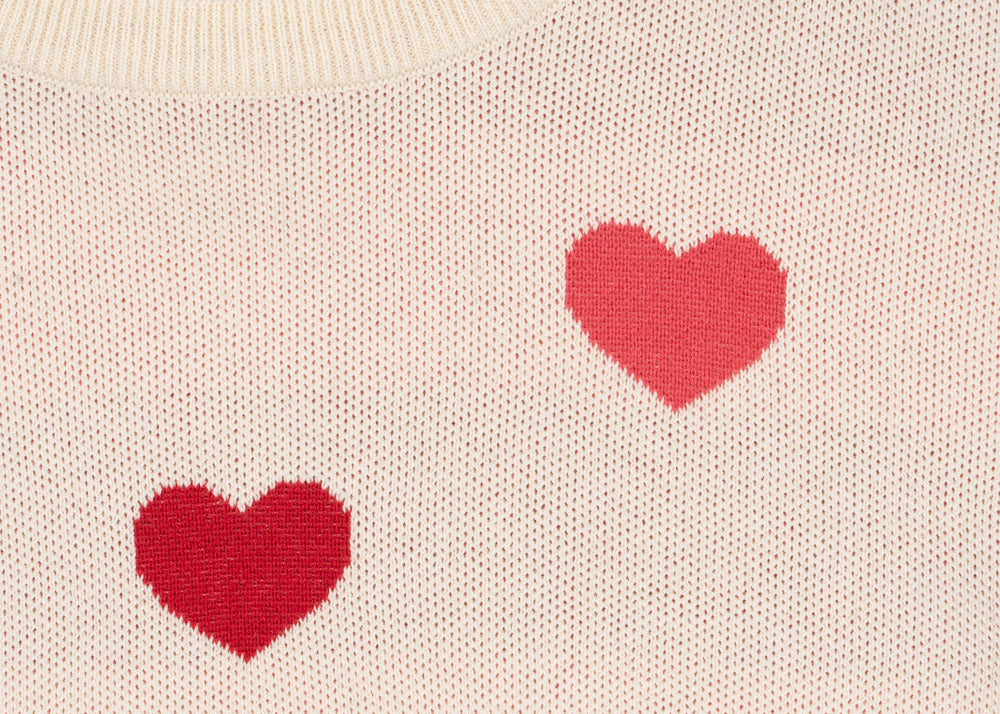 Konges Sløjd A/S Gebreide Shirts En Vesten coeur coloré duo pink