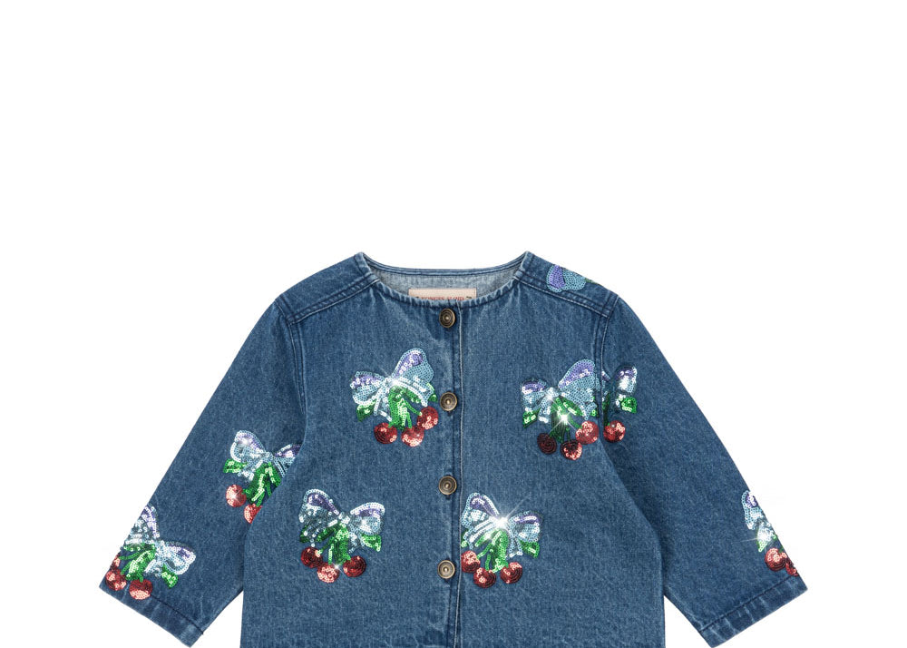 Konges Sløjd A/S Geweven Jacks En Vesten amarena sequin