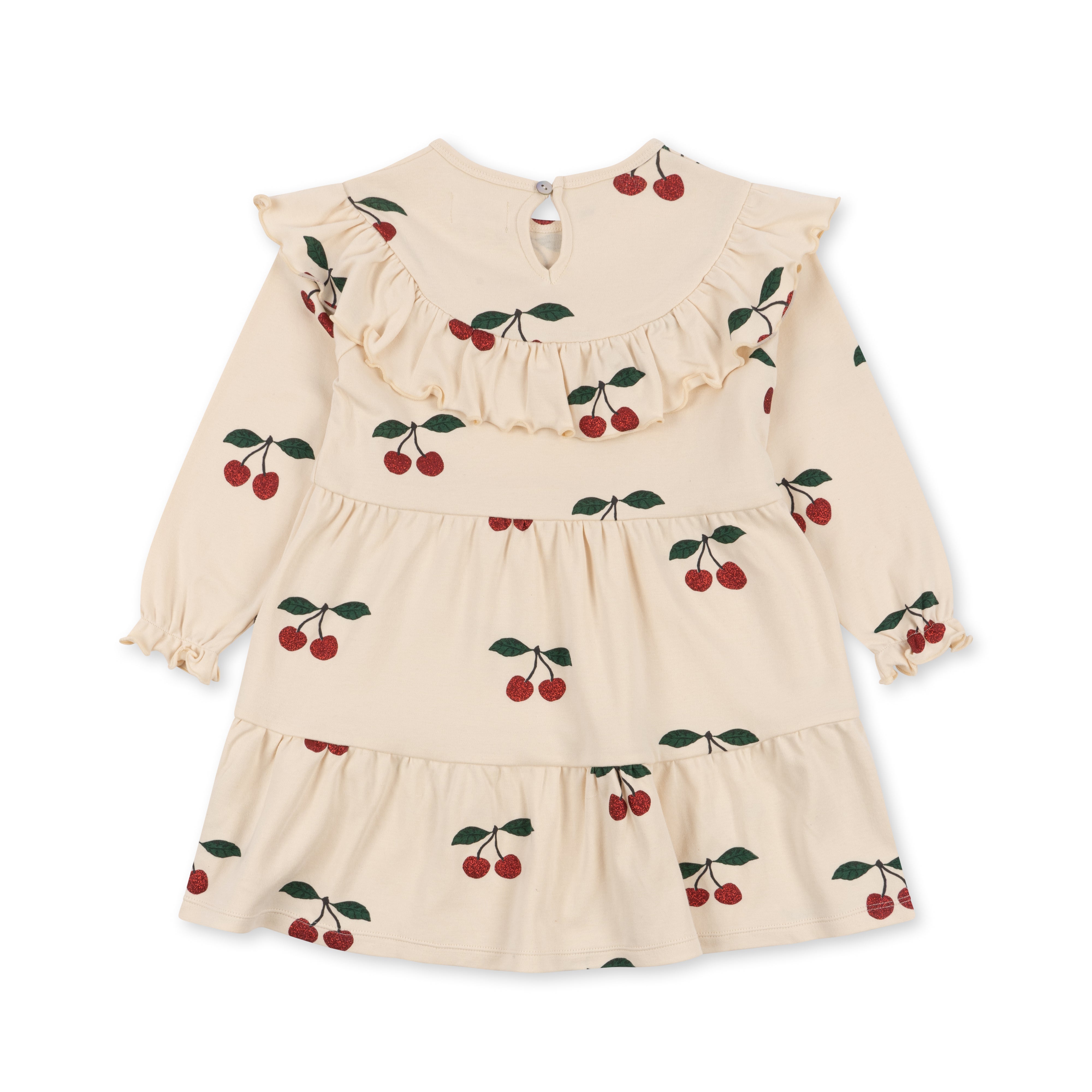 Konges Sløjd A/S Jersey Jurken ma grande cerise glitter