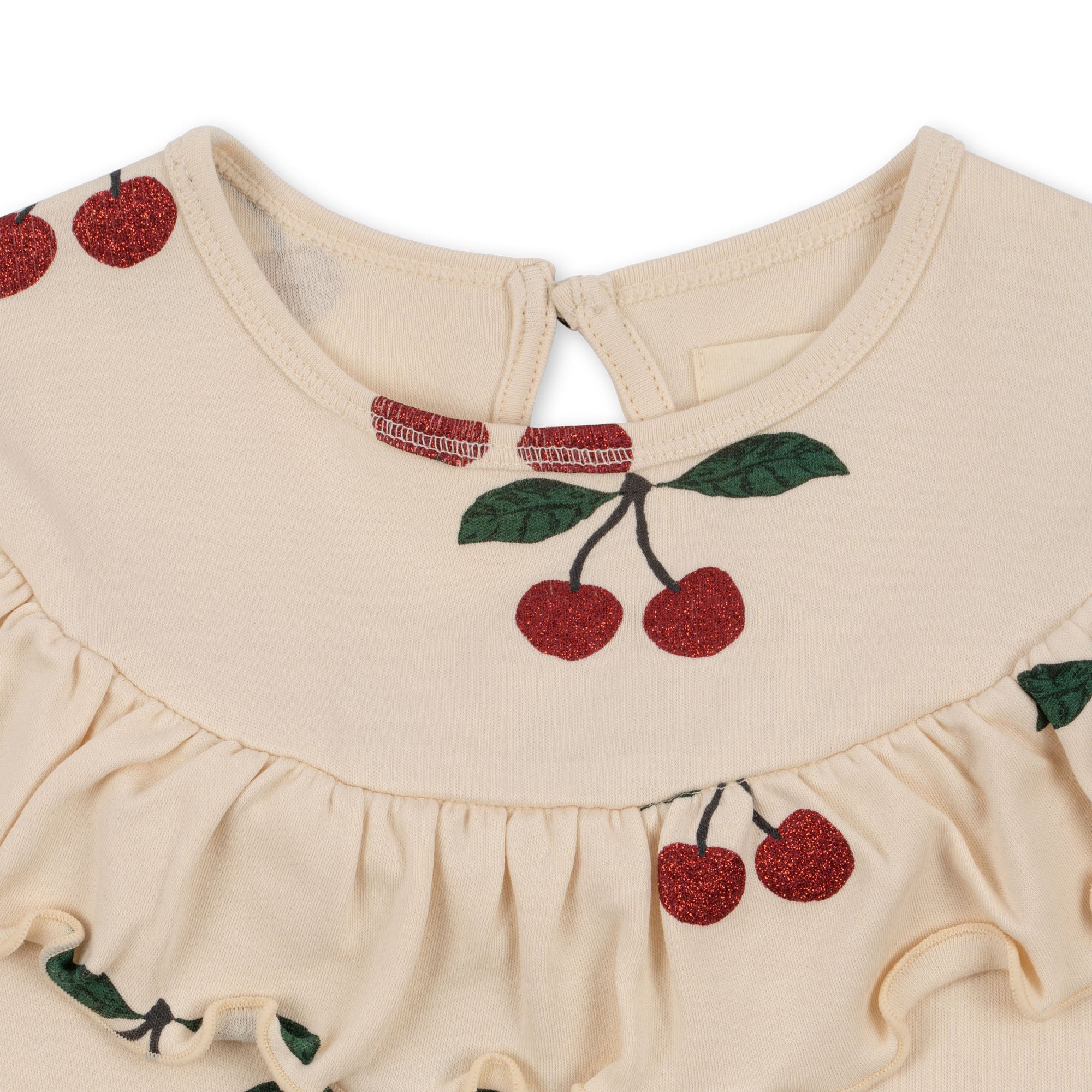 Konges Sløjd A/S Jersey Jurken ma grande cerise glitter