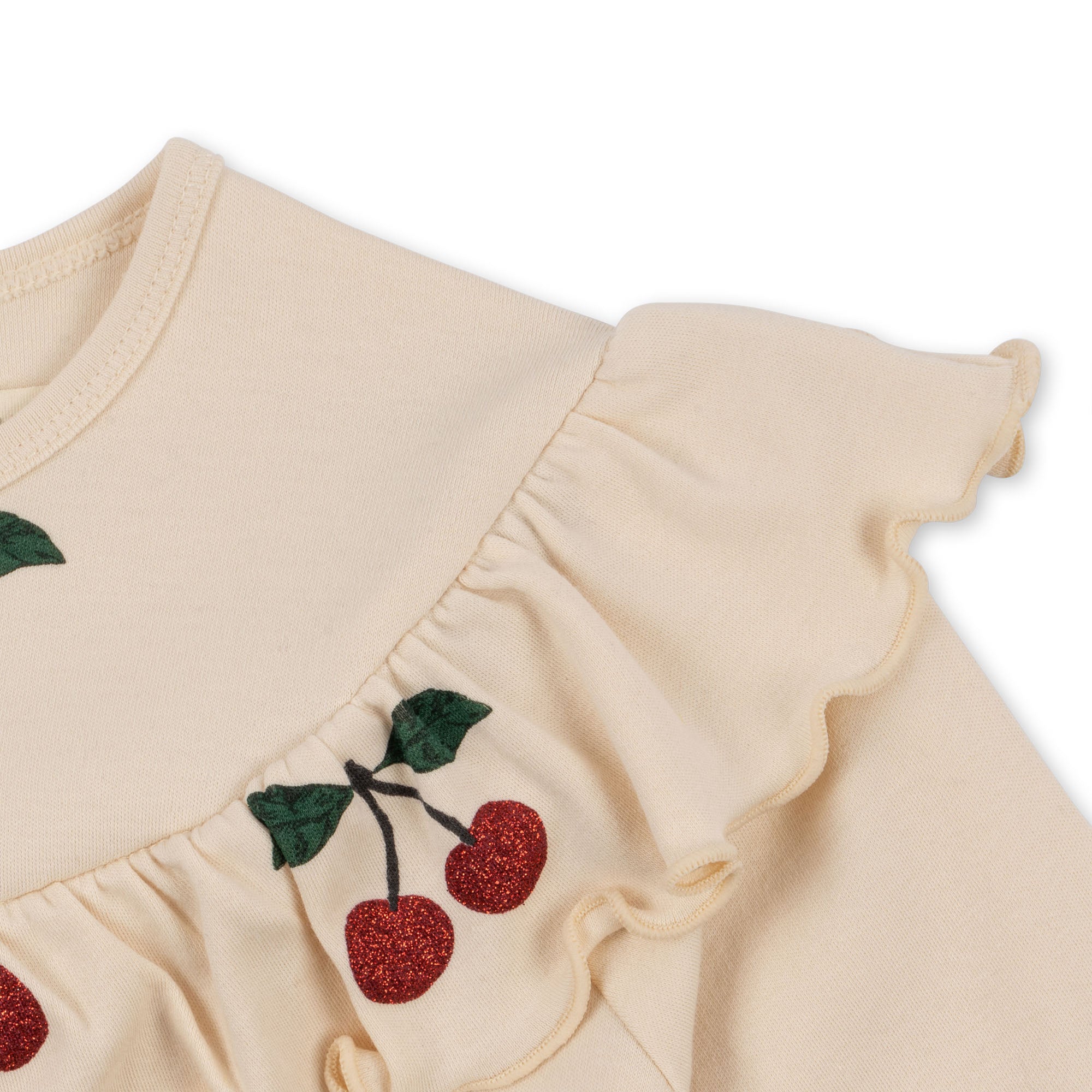 Konges Sløjd A/S Jersey Jurken ma grande cerise glitter