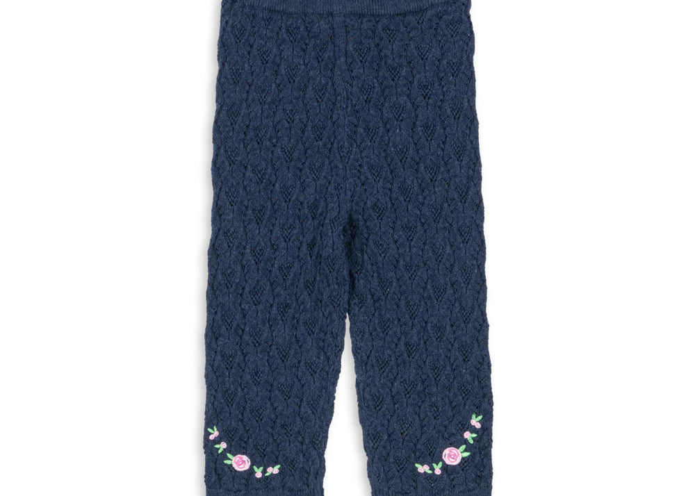 Konges Sløjd A/S Gebreide Broeken ensign blue