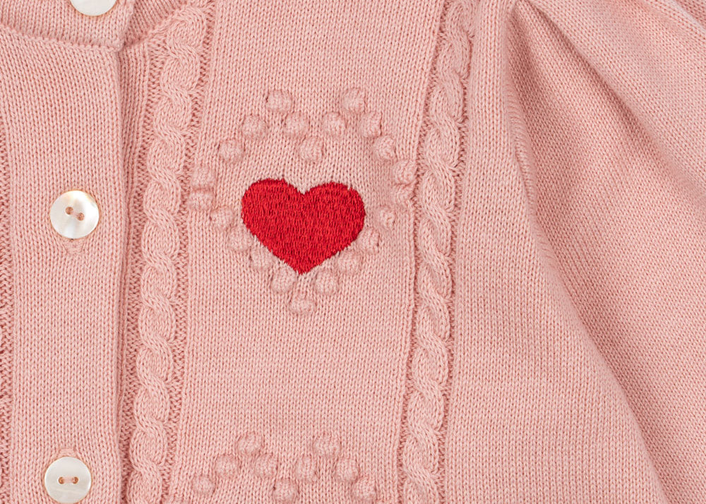 Konges Sløjd A/S Gebreide Cardigans silver pink