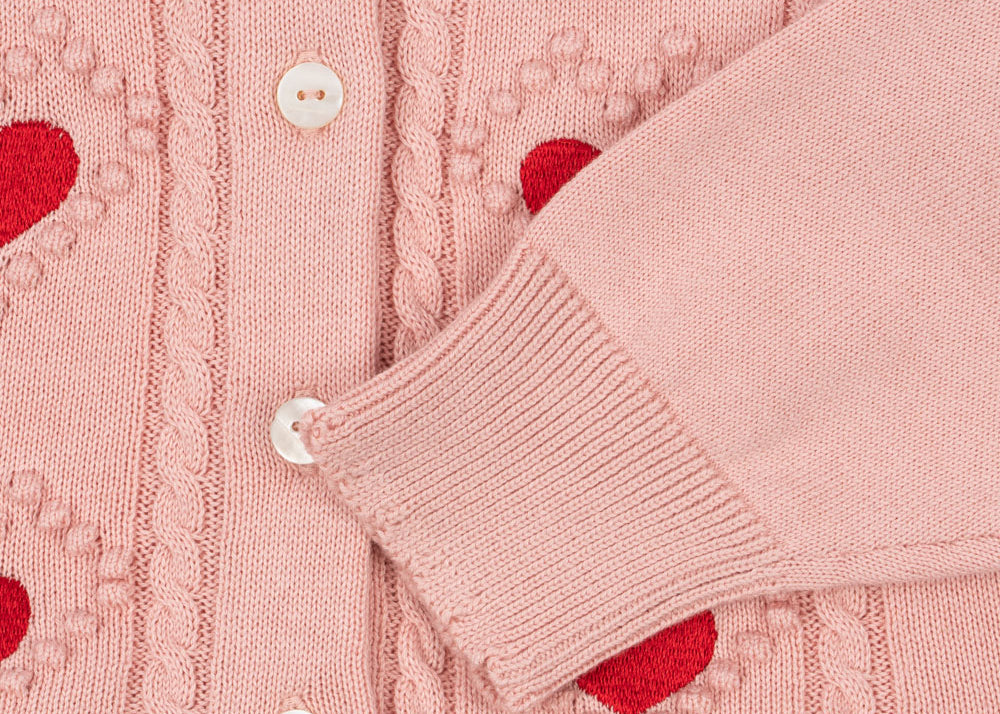 Konges Sløjd A/S Gebreide Cardigans silver pink