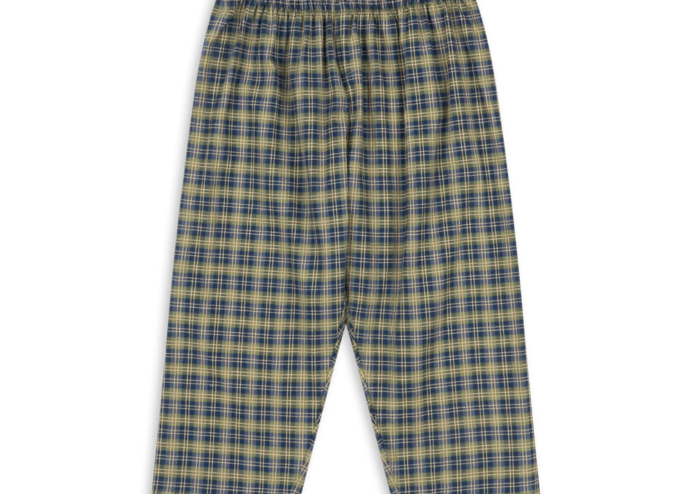 Konges Sløjd A/S Geweven Broeken laurel blue check