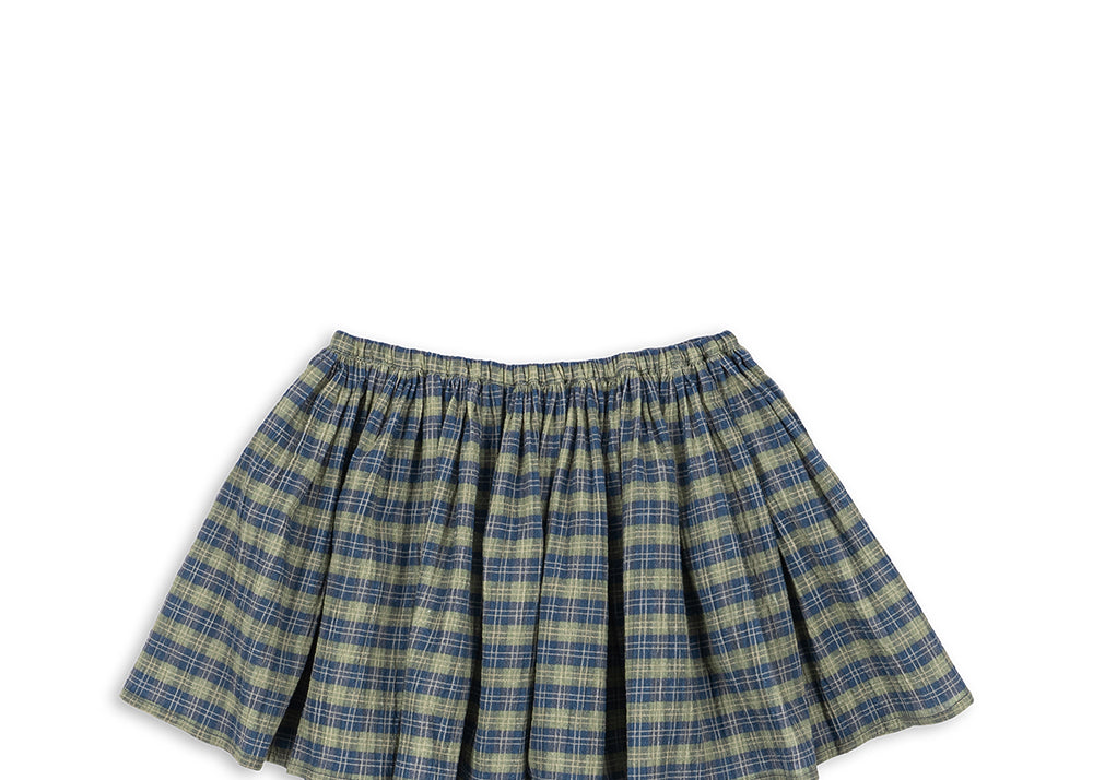 Konges Sløjd A/S Rokjes - Geweven laurel blue check