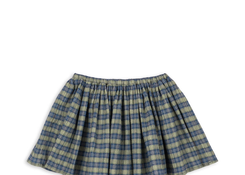 Konges Sløjd A/S Rokjes - Geweven laurel blue check