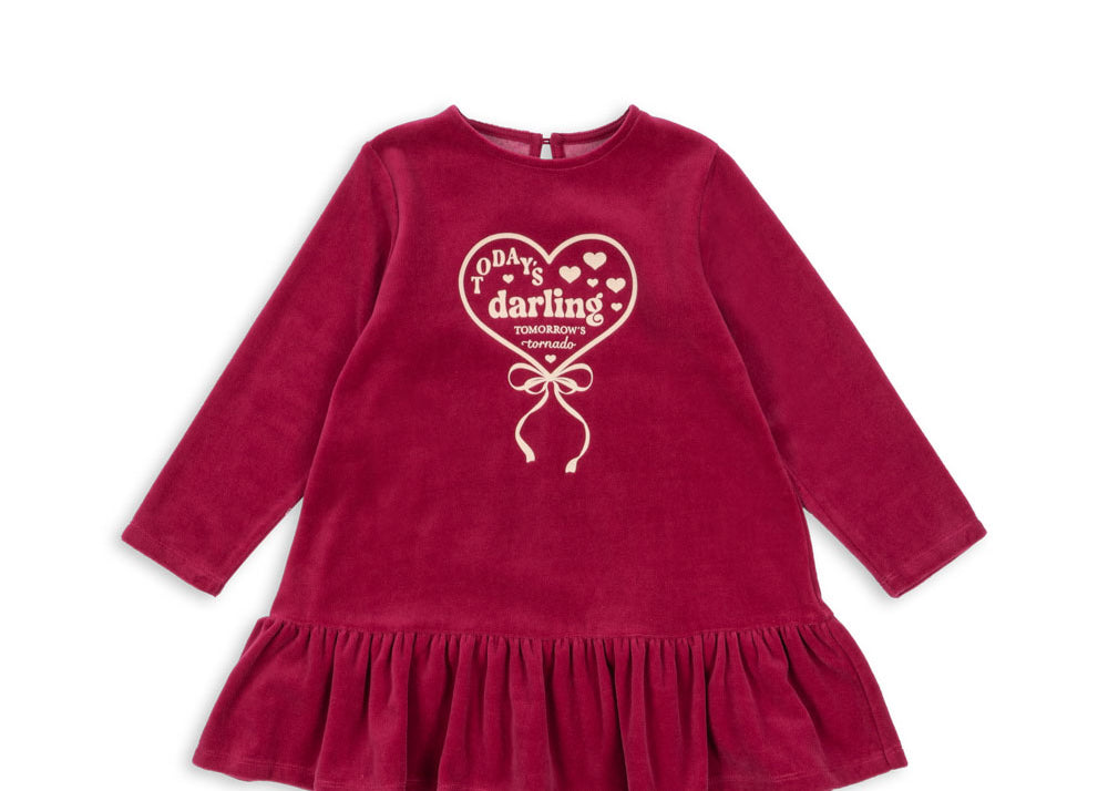 Konges Sløjd A/S Jersey Jurken sangria