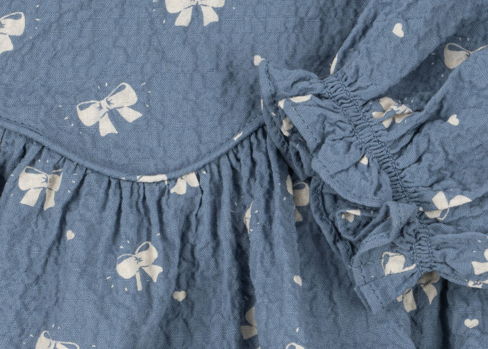 Konges Sløjd A/S Geweven Shirts boucle blue