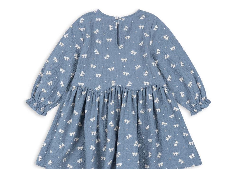Konges Sløjd A/S WOVEN DRESSES boucle blue
