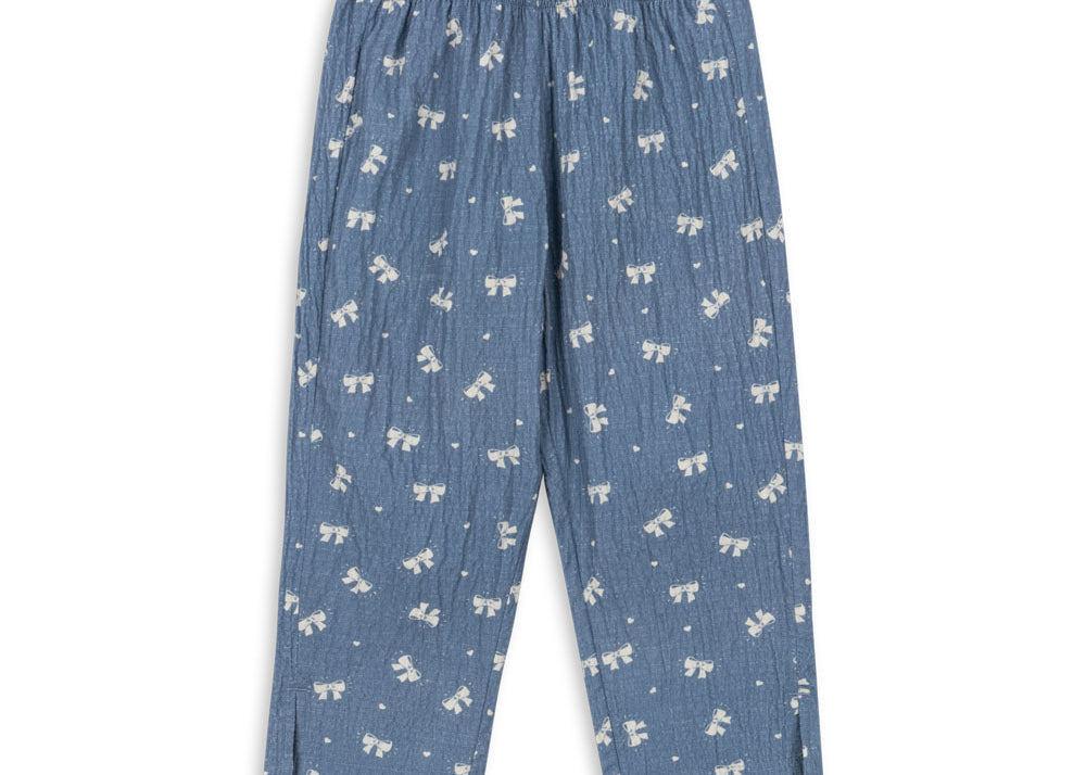 Konges Sløjd A/S Geweven Broeken boucle blue