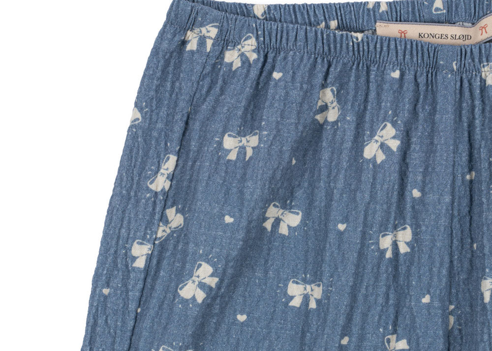 Konges Sløjd A/S Geweven Broeken boucle blue