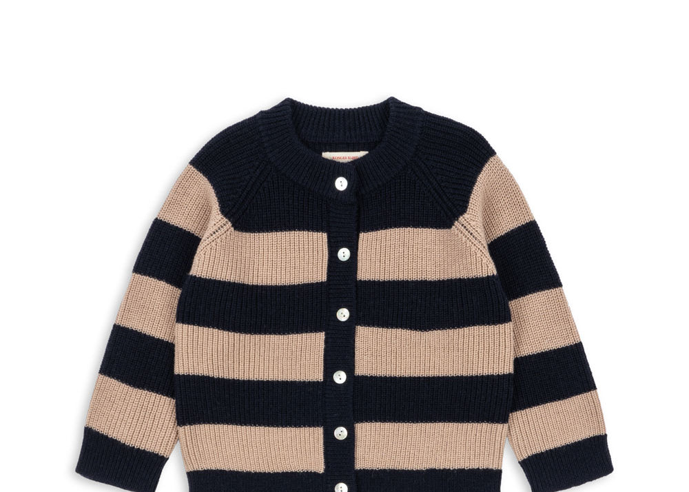 Konges Sløjd A/S Gebreide Cardigans blue stripe