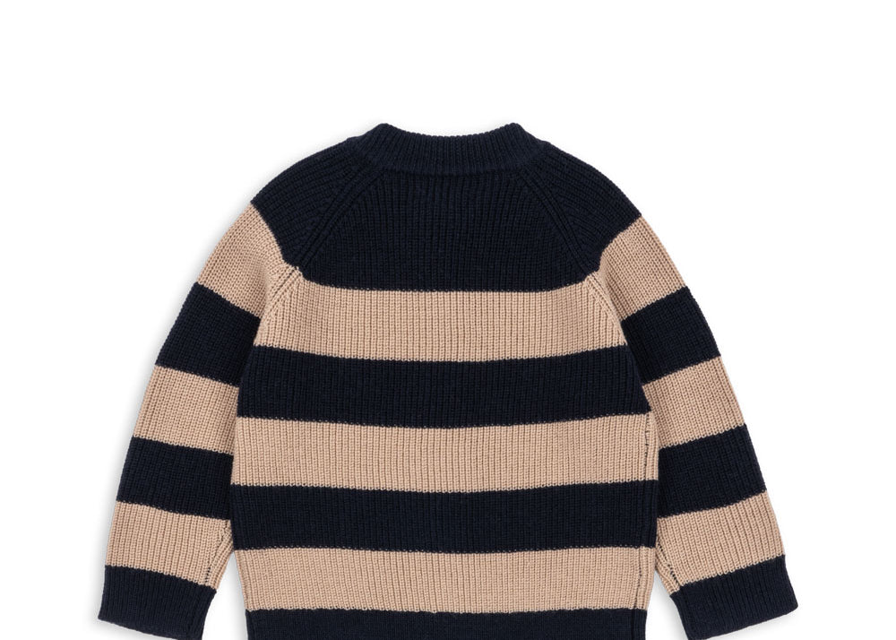 Konges Sløjd A/S Gebreide Cardigans blue stripe