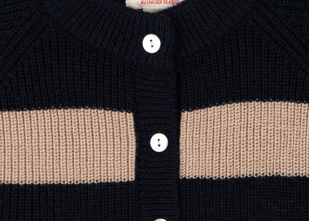 Konges Sløjd A/S Gebreide Cardigans blue stripe
