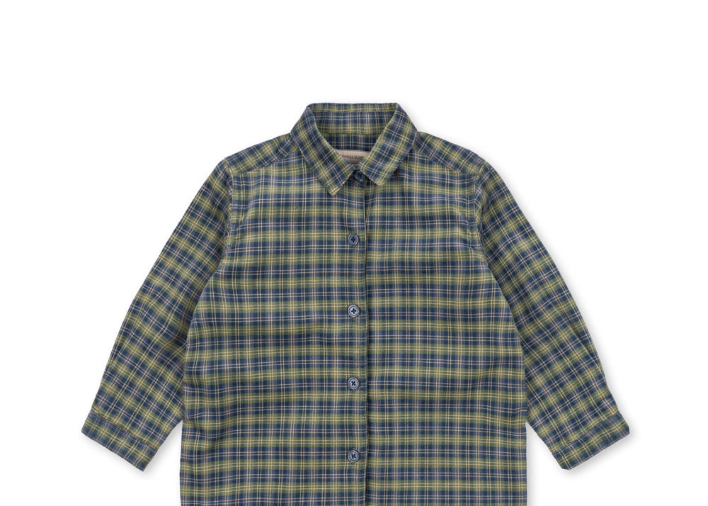 Konges Sløjd A/S Geweven Shirts laurel blue check