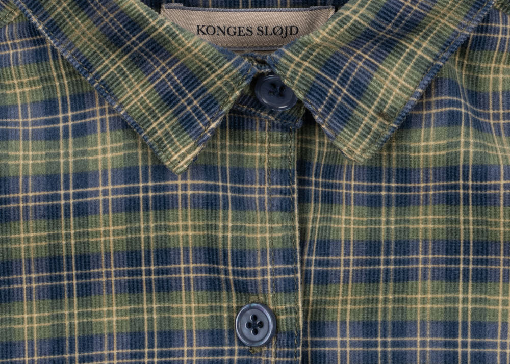 Konges Sløjd A/S Geweven Shirts laurel blue check